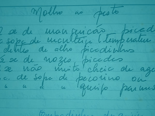 Molho ao Pesto 